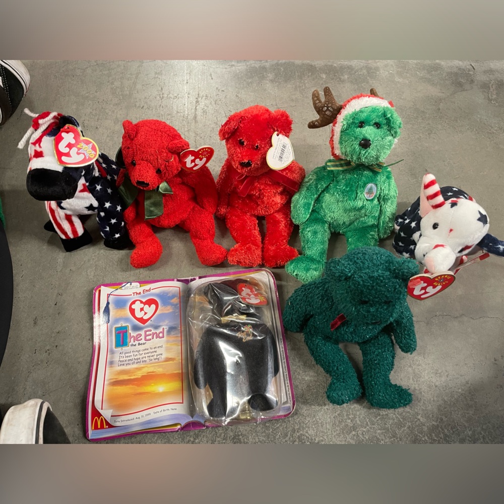 Rare beanie baby set